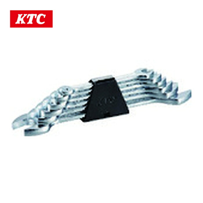 KTC 京都機械工具 TS206B 両口スパナセット(6本組) インチ 表面処理:クロムメッキ (1S)
