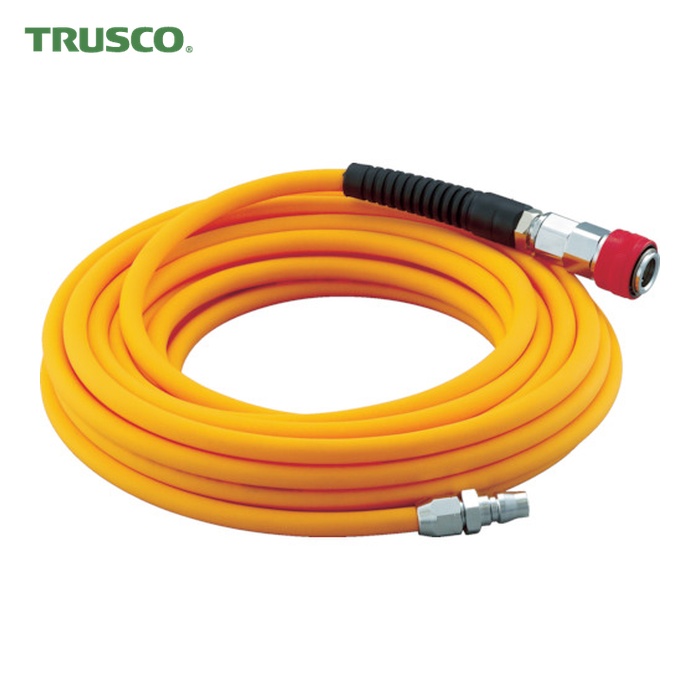 トラスコ TRUSCO エアホース ワンタッチカップリング付 8.5X12.5 30m (1巻) TWCH-85-30