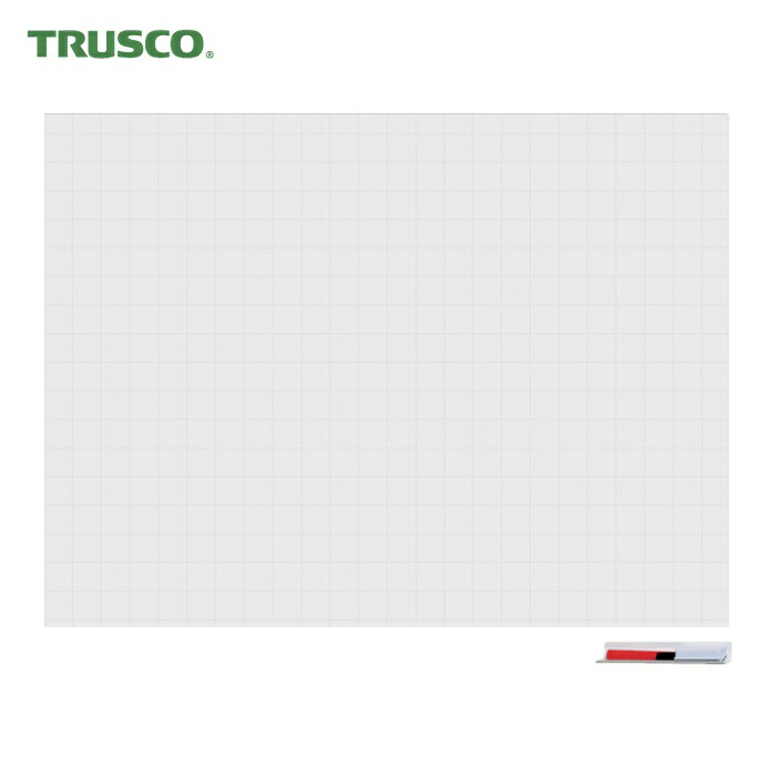 トラスコ TRUSCO 吸着ホワイトボードシート暗線入 900×1200×1.0 (1枚) TWKL-90120 12,620円