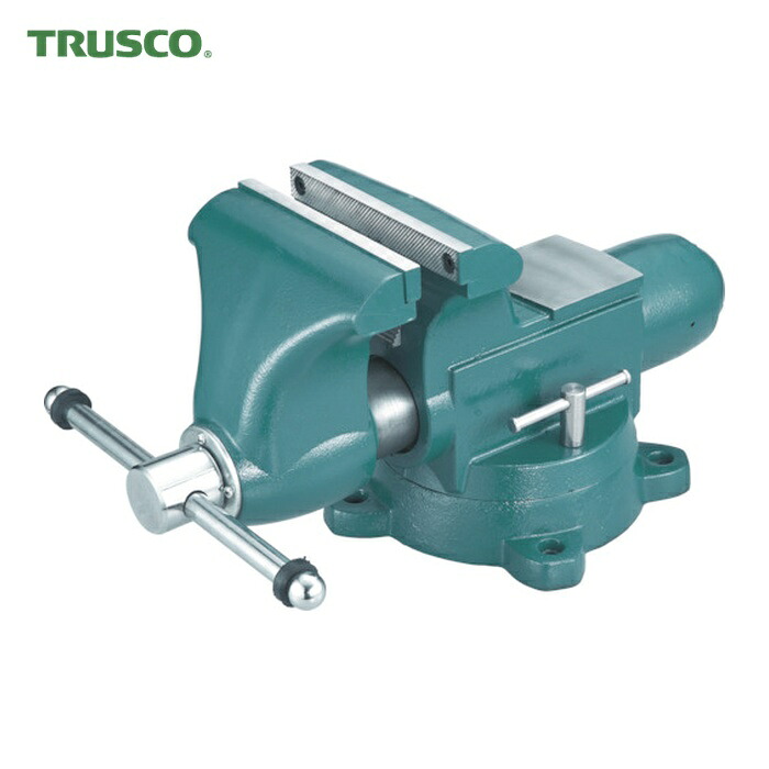トラスコ TRUSCO 豪然たるアプライトバイス(回転させる台付印字機) 200粍 (1台) TSRV-200K