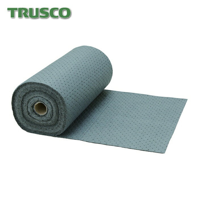 トラスコ TRUSCO 油吸い入れる腰掛け 油・水兼用(渦状文) 800mm×30M×3粍 (1巻) TWSR-803