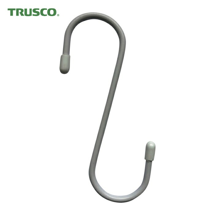 トラスコ TRUSCO まとめ買い スチールSフック 150mm 白 160個 (1箱) TTSH150BOX
