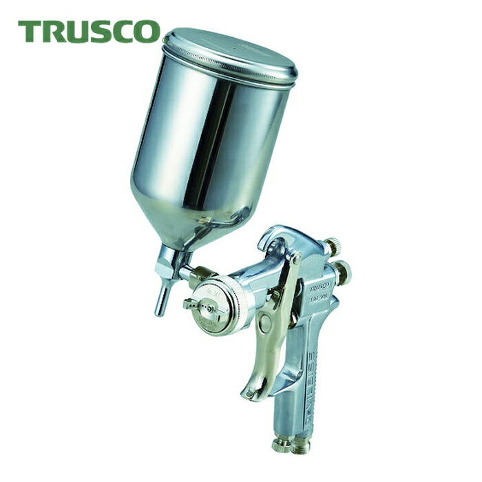 トラスコ TRUSCO スプレーガン重力式 ノズル径Φ1.4 0.4L SUSカップセット (1S) TSG-508G-14SS