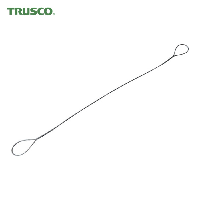 トラスコ TRUSCO 玉掛けワイヤーロープスリング 段落し 18mm×1.5m (1本) TWD-18S1.5