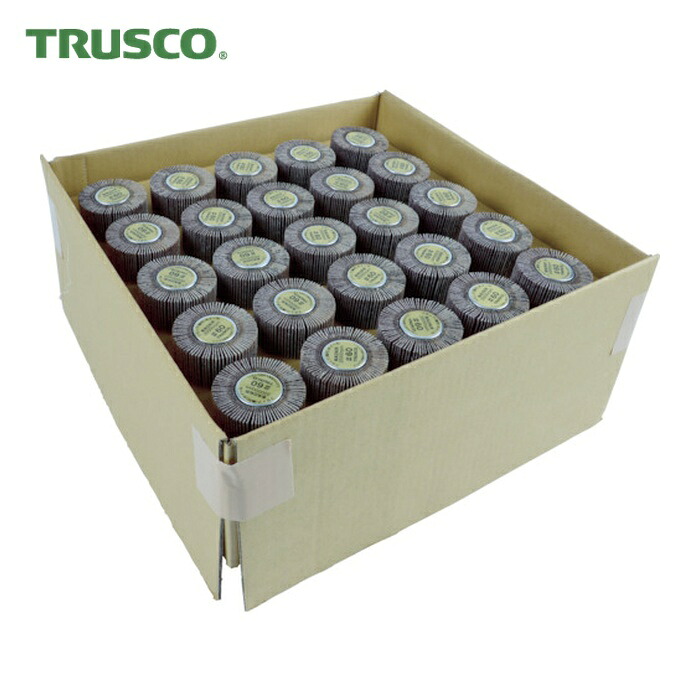 トラスコ TRUSCO まとめ買い フラップホイル外径30×25×軸径6 60# 50個入 (1箱) UF3025-60-50P