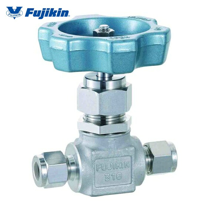フジキン Fujikin US-927P-6-R-V SUS鋼製ニードルストップバルブUS9276 (1個)｜工具ランド　いたわり館