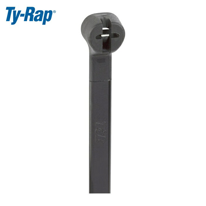 TY-Rap ABB TYC272MX 一緒になる周波数帯域 高性能有線テレビタイ王国 超耐候 黒いこと 幅6.9×長さ222粍 500本入 (1袋)