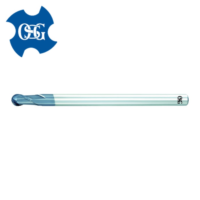 OSG オーエスジー WXL-EBD-R0.05X0.2X4 WXコート2刃ボールエンド形 2刃 ボール半径0.05mm 刃径0.2mm 3105010 (1本)