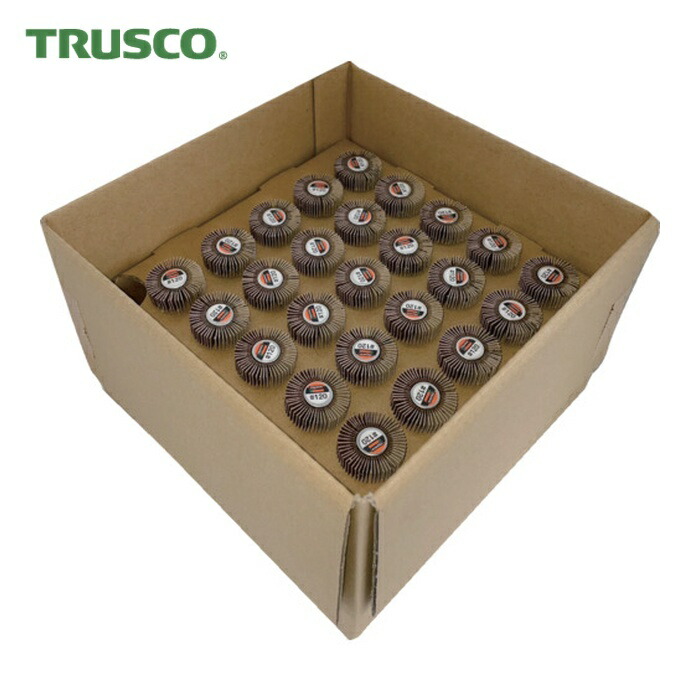 トラスコ TRUSCO まとめ買い 下げ翼箔外径30×10×軸径6 #120 50個入 (1箱) UF3010-120-50P