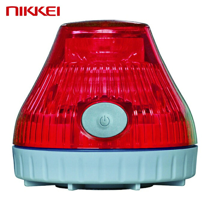 日惠製作所 NIKKEI VL08B-003DR ニコPOT VL08B型 LED回転灯 80パイ 赤 (1台)