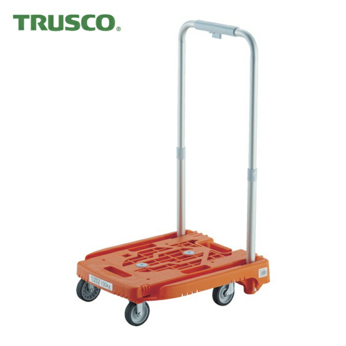 トラスコ TRUSCO 樹脂台車 カルティオミニ weego オレンジ (1台) WP-2G-OR 5,687円
