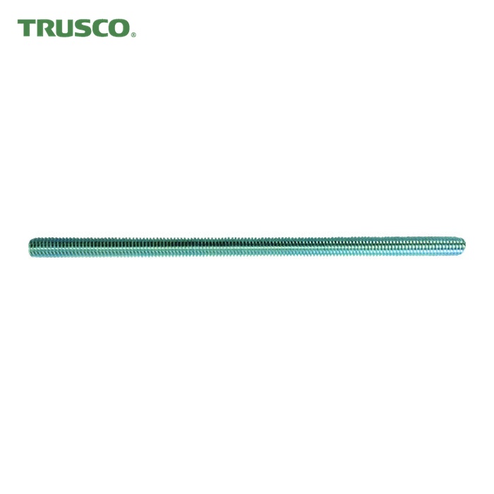 トラスコ TRUSCO 全螺子釘 ユニクロメッキ 3/8 2000粍 (10本) ZENB-3/8-2000