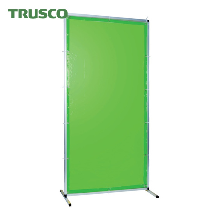 トラスコ TRUSCO 溶接用遮光フェンス アルミ製 W1000XH1500 グリーン (1台) TYAF-1015-GN｜工具ランド　いたわり館