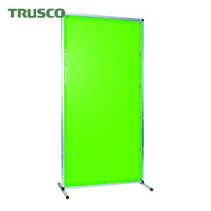 トラスコ TRUSCO 溶接用遮光フェンス アルミ製 W1000XH2000 グリーン (1台) TYAF-1020-GN