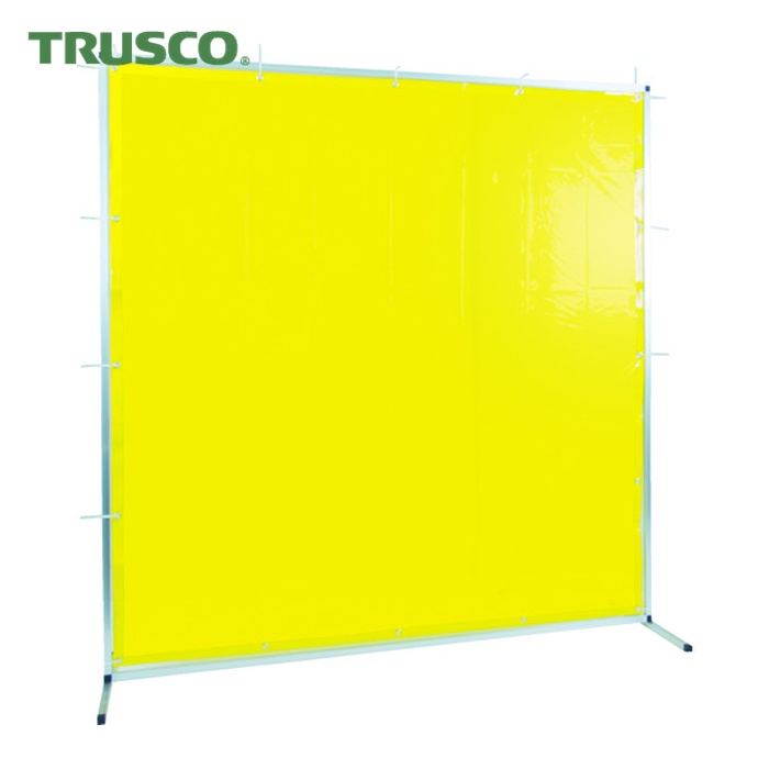トラスコ TRUSCO 溶接用遮光フェンス アルミ製 W2000XH2000 イエロー (1台) TYAF-2020-Y｜工具ランド　いたわり館