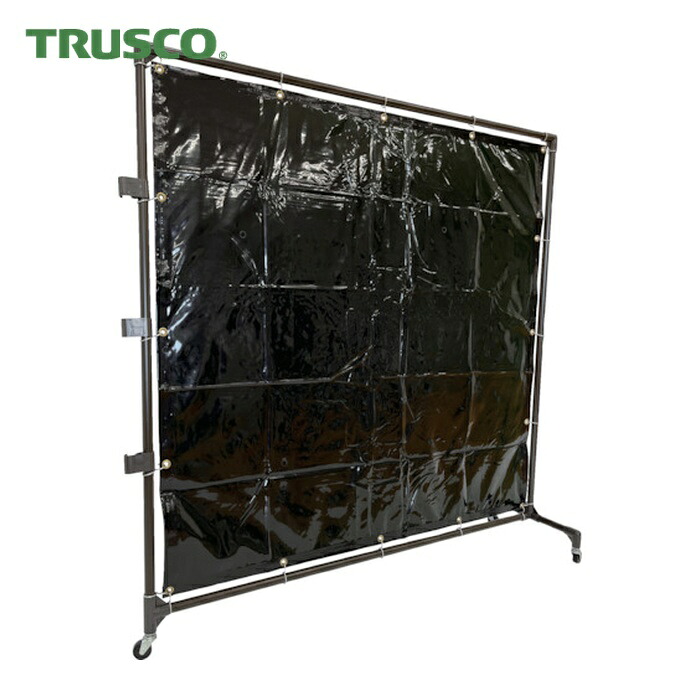 トラスコ TRUSCO 溶接遮光フェンス 1515型接続 キャスター 深緑 (1台) YF1515S-DG｜工具ランド　いたわり館