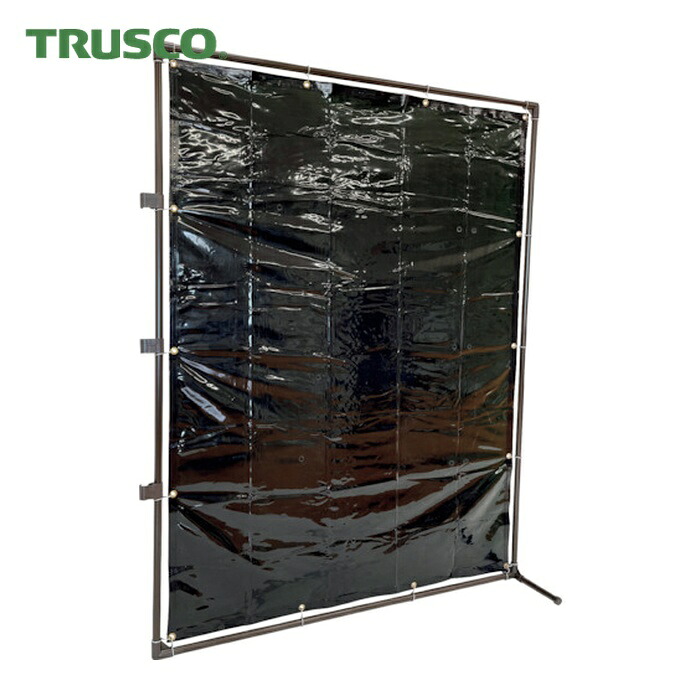 トラスコ TRUSCO 溶接遮光フェンス 2015型接続 固定足 深緑 (1台) YF2015SK-DG
