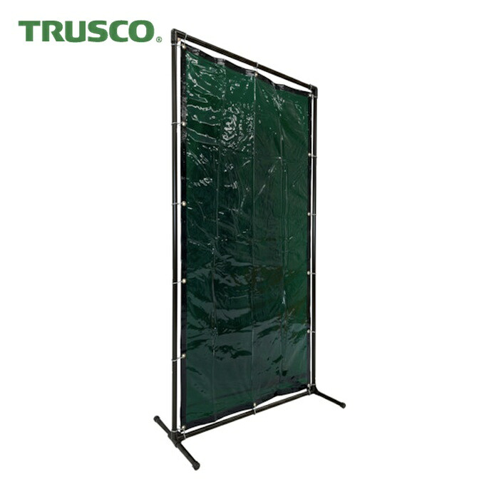 トラスコ TRUSCO 溶接遮光フェンス 1020型単体固定足 緑 (1台) YFBK-GN|工具ランド いたわり館