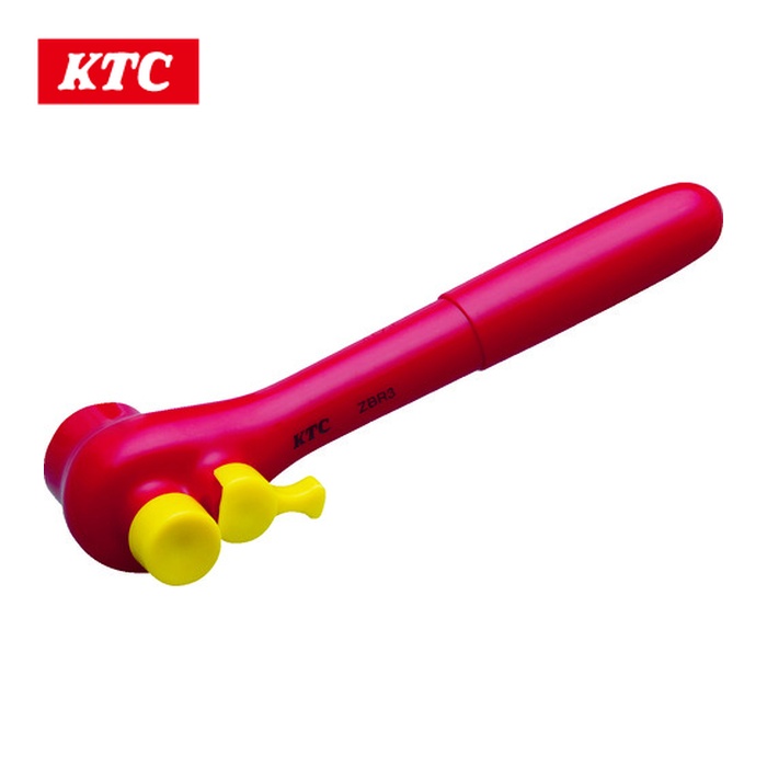 KTC 京都機械工具 ZBR3 絶縁工具 9.5sq.ラチェットハンドル (1丁)