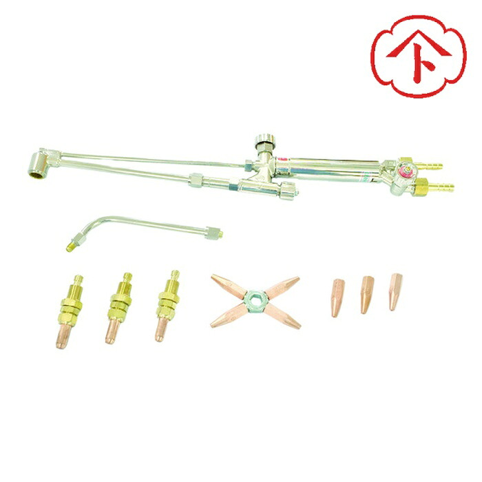ヤマト産業 YTWC-M-F ガス両用器 中型アセチレン用 火口付 (1個)