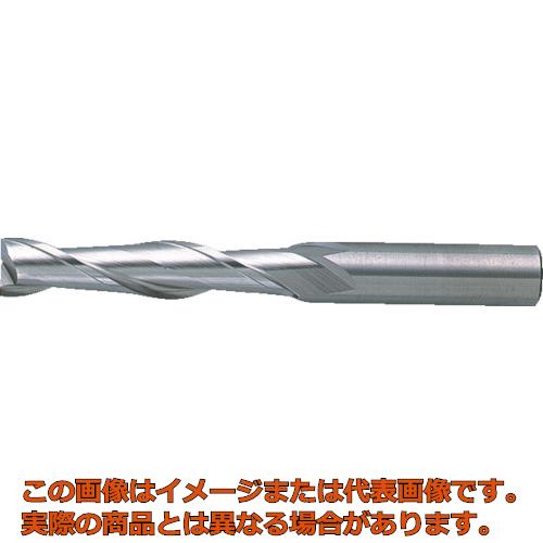 三菱Ｋ　２枚刃汎用　ハイススクエアエンドミルロング刃長（Ｌ）２ｍｍ