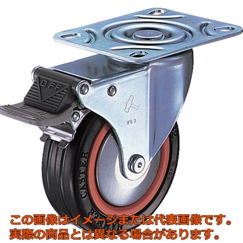 ハンマー　Ｍシリーズ　自在　ＳＰ付　ゴム車　１００ｍｍ　トータルロック