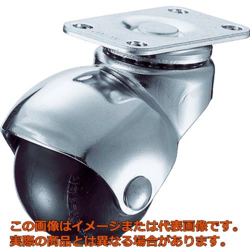 【代引不可・配送日時指定不可】ハンマー　プレート式　旋回式ゴム車輪　５０ｍｍ