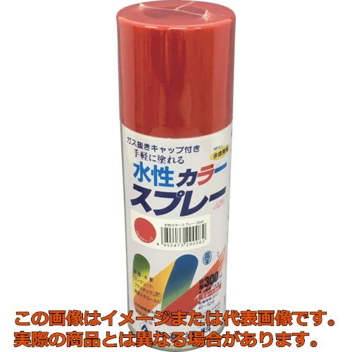 シントー　水性カラースプレー　レッド　３００ＭＬ
