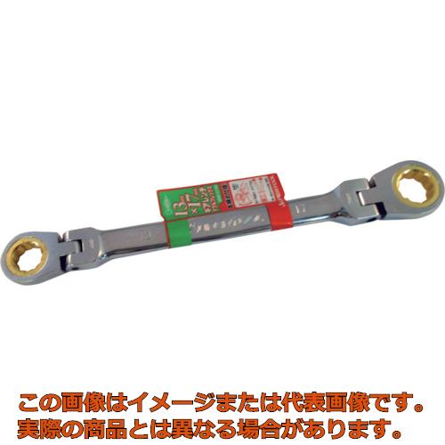 百貨店 歯車鍵 ダブルフレックス印字機 六角対辺：１３×１７ Ｌ＝２３９粍