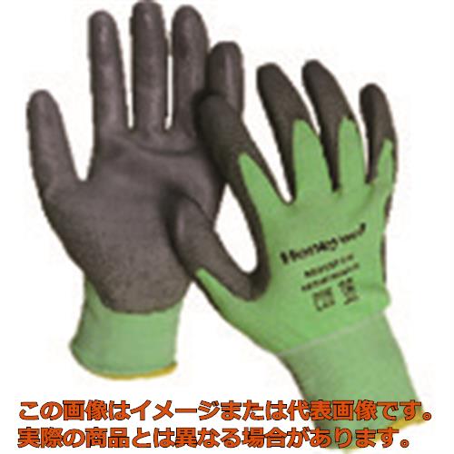 ハネウェル 耐切創グローブ ネオとり捨てる ＰＵ 黄緑／薄墨色 大きさ０６（ＸＳ）