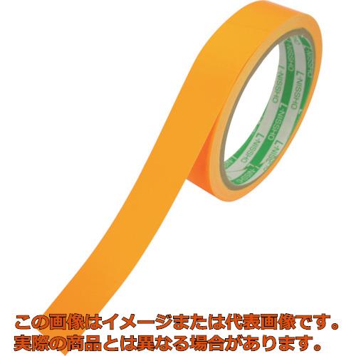 日東エルマテ　蛍光テープ　２０ｍｍ&times;５ｍ　オレンジ｜工具箱　店