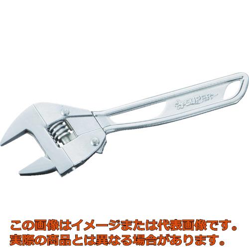 スーパー ラチェット式ワイドモンキレンチ 呼び:250 口開き:0~36mm 全長:250mm|工具箱 店