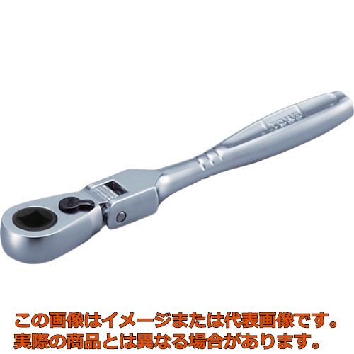 ＴＯＮＥ 首振ラチェットハンドル 凹印字機 差込角６．３５粍
