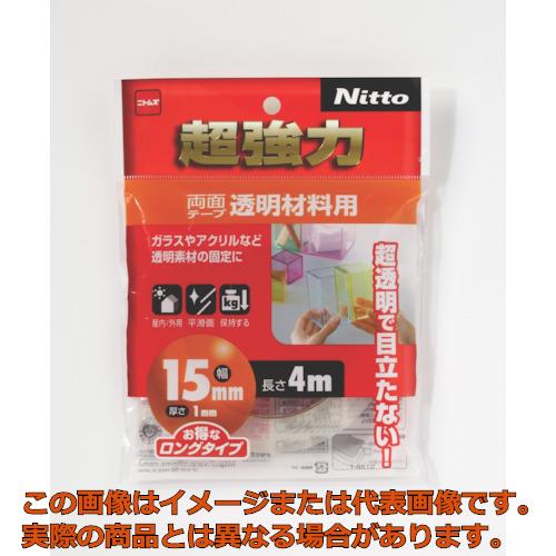 ニトムズ　超強力両面テープ透明材料用１５×４