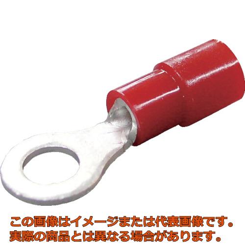 ニチフ　環境配慮形絶縁被覆付丸形端子Ｒ形（１００個入）より線０．３～１．６５外寸８．４ｍｍスタッド径８．４ｍｍ