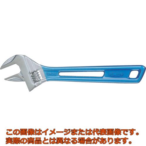 エビ ハイブリッドモンキーレンチ スケルトン 青み ３００粍