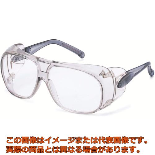 ＹＡＭＡＭＯＴＯ　二眼型保護メガネ（フレームタイプ）　セーフティグラス　レンズ色：クリア　テンプルカラー：スモーク 4,449円