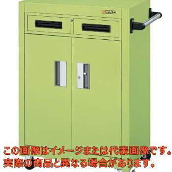 パネルワゴン(天板フラット・引出し・扉付) PMW-7A【代引不可・配送日時指定不可・個人宅不可】
