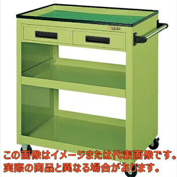 パネルワゴン(天板皿型・引出し) PKW−4C【代引不可・配送日時指定不可・個人宅不可】|工具箱 店