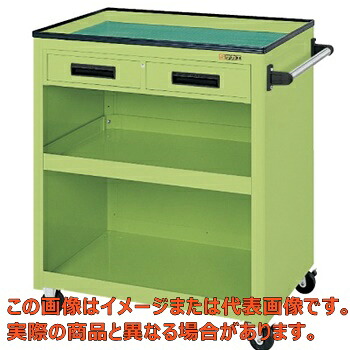 ダイアログボックス手押し車（天板皿型・引き出し・背ダイアログボックス付） ＰＫＷ－５Ｃ【代引不可・送りとどける日にち決する不可・人間宅不可】