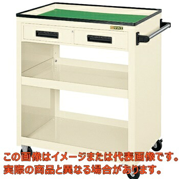 パネルワゴン（天板皿型・引出し）　ＰＫＷ－４ＣＩ【代引不可・配送日時指定不可・個人宅不可】