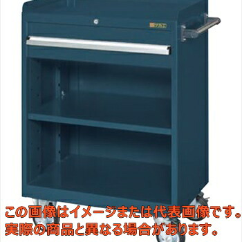 キャビネットワゴン（棚板付）　ＣＶ－１０１ＴＤ【代引不可・配送日時指定不可・個人宅不可】
