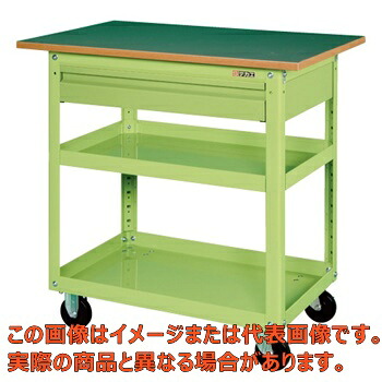 スーパーワゴン（天板付・１段引出し付）　ＥＫＲ－１ＣＴＪ【代引不可・配送日時指定不可・個人宅不可】