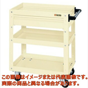 ニューＣＳスーパーワゴン（ナイロンウレタン車・引出し付）　ＣＳＷＡ－６０７ＣＪＮＵＩ【代引不可・配送日時指定不可・個人宅不可】
