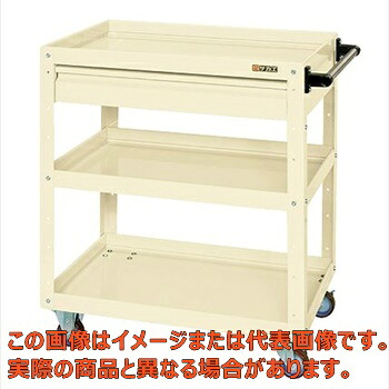 ニューＣＳスーパーワゴン（ナイロンウレタン車・引出し付）　ＣＳＷＡ－７５８ＣＪＮＵＩ【代引不可・配送日時指定不可・個人宅不可】