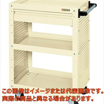 ニューCSスーパーワゴン(ゴム車・引出し・パンチングP付) CSWA−758CPI【代引不可・配送日時指定不可・個人宅不可】|工具箱 店