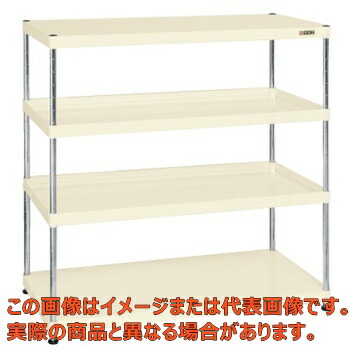 ニューCSパールラック(均等耐荷重75KG/段・4段タイプ) CSPRA-1114I【代引不可・配送日時指定不可・個人宅不可】