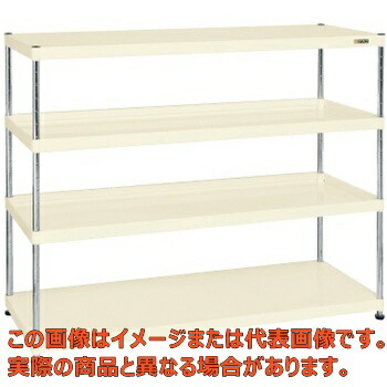 ニューＣＳパールラック（均等耐荷重７５ＫＧ／段・４段タイプ）　ＣＳＰＲＡ－１２２４Ｉ【代引不可・配送日時指定不可・個人宅不可】