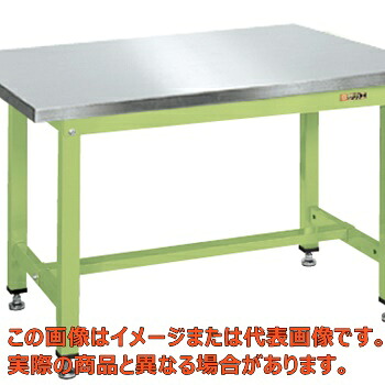 中量作業台ＫＶタイプ（ステンレスカブセ天板）　ＫＶ－３８３ＰＣＳＵ４【代引不可・配送日時指定不可・個人宅不可】