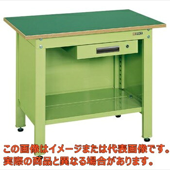 一人用作業台ＣＰタイプ（キャビネット付）　ＣＰ－０９６Ａ【代引不可・配送日時指定不可・個人宅不可】